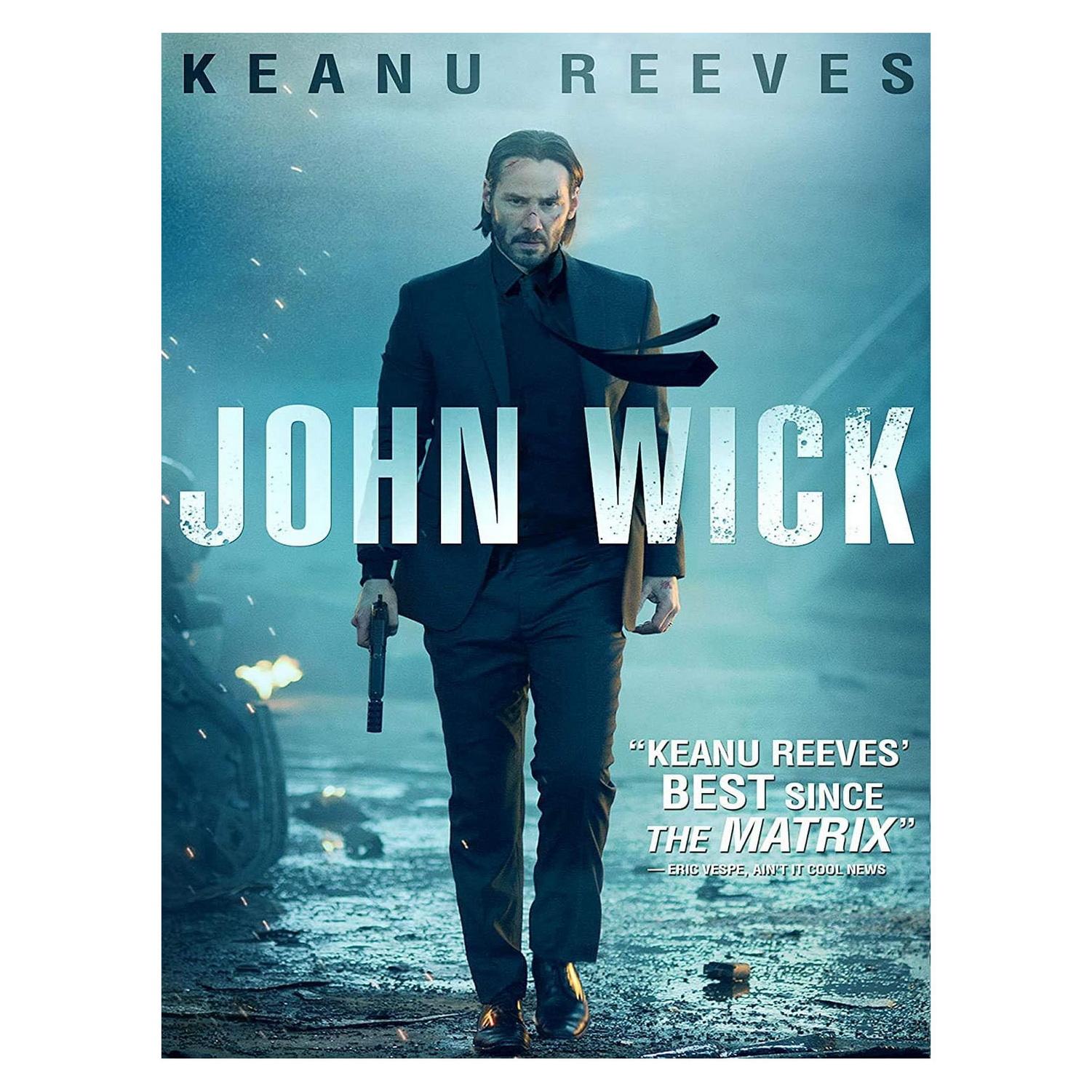 

John Wick Movie Series Metal Tin Sign Retro Keanu Reeves Iron Painting Wall Art Vintage Action Film Poster Decorative Plaque f 20x30cm（7.8x11.8inch）