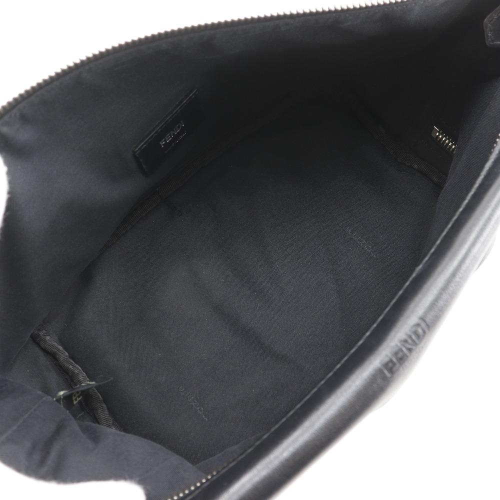 FENDI Fish eye body bag 7VA526 2WAYShoulder black Calfskin unisex Used