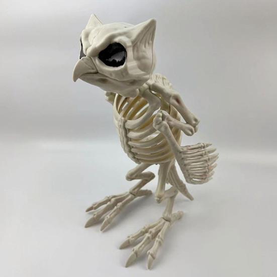 Halloweenské zvířecí kostry Pes Netopýr Žába Štír Pavouk Had Krysa Kostní kostry pro Halloweenskou párty Strašidelný dům Hřbitovní scéna Dekorace