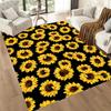 Sunflower Floor Mat Suitable for Hallway Kitchen Outdoor Balcony Anti-slip Rug Decorate Offices Spiritual Gift