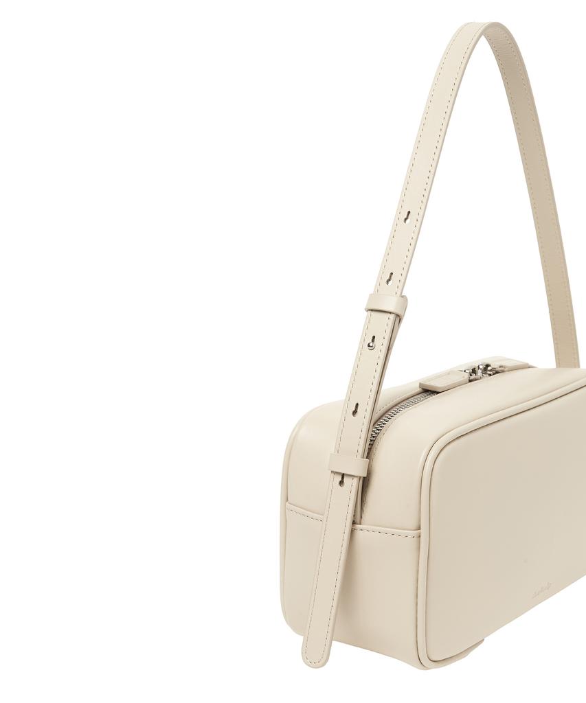 New Looky Square Leather Shoulder Bag _Ivory