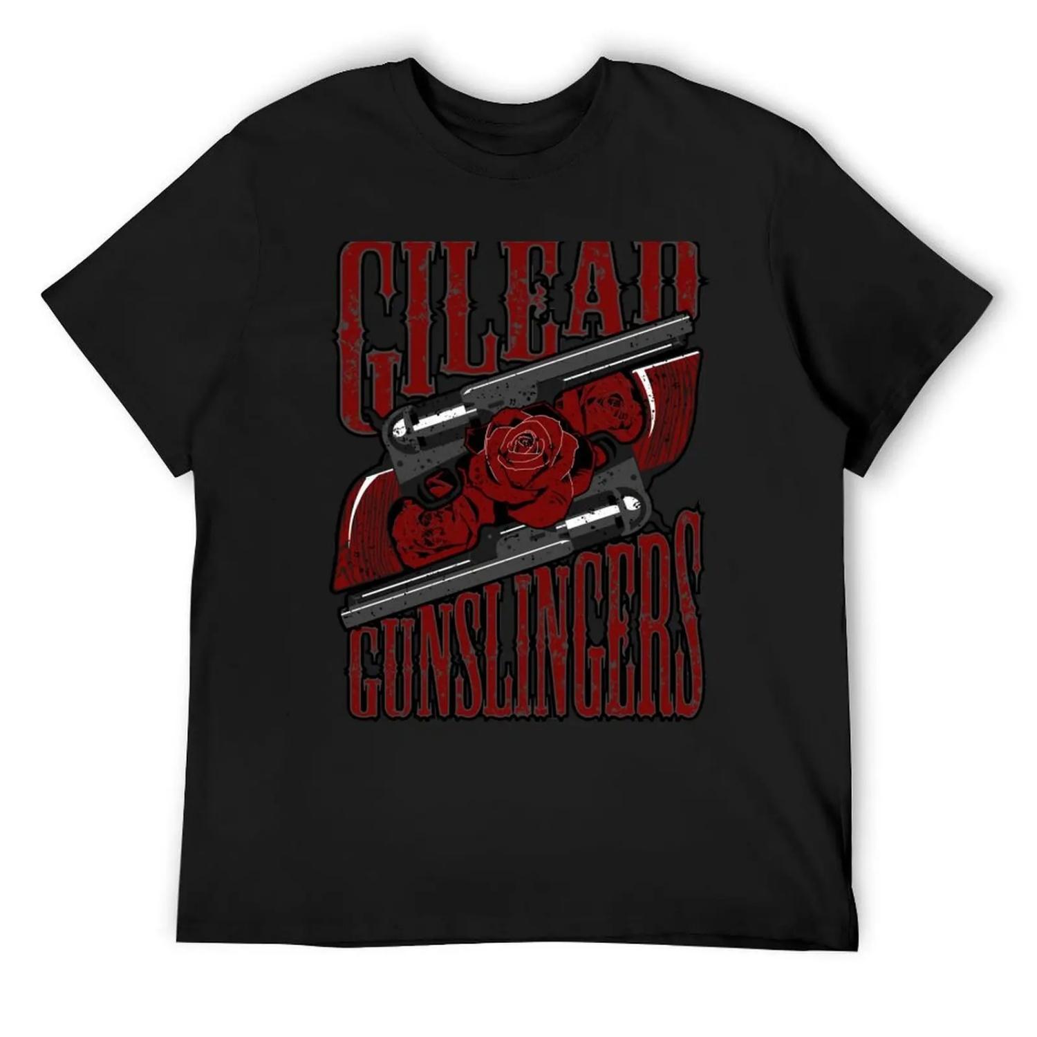 

Gilead Gunslingers T-Shirt sweat funny meme t-shirts blue lock anime figures clothing for men XXXXXL чорний