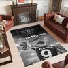 Juventus Personalized Name Floor Mat Suitable for Study room Outdoor Dormitory Living Rooms Anti-slip Rug Office home decor
