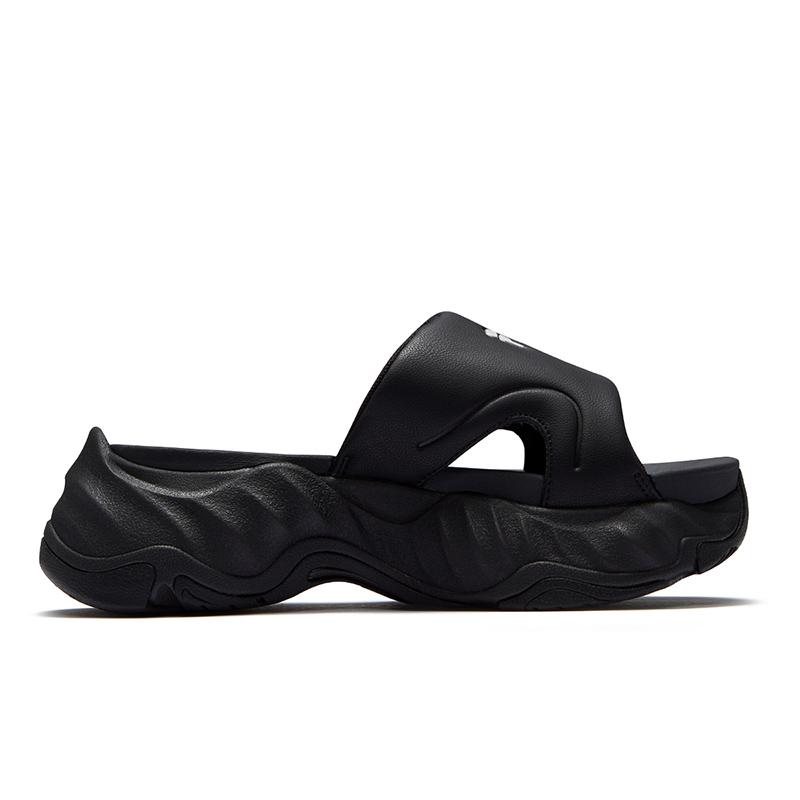 Fila Fusion Starfish Slipper Fashion Versatile Non-Slip Slide Sandals Women slippers Black Gray T12W521804FTP