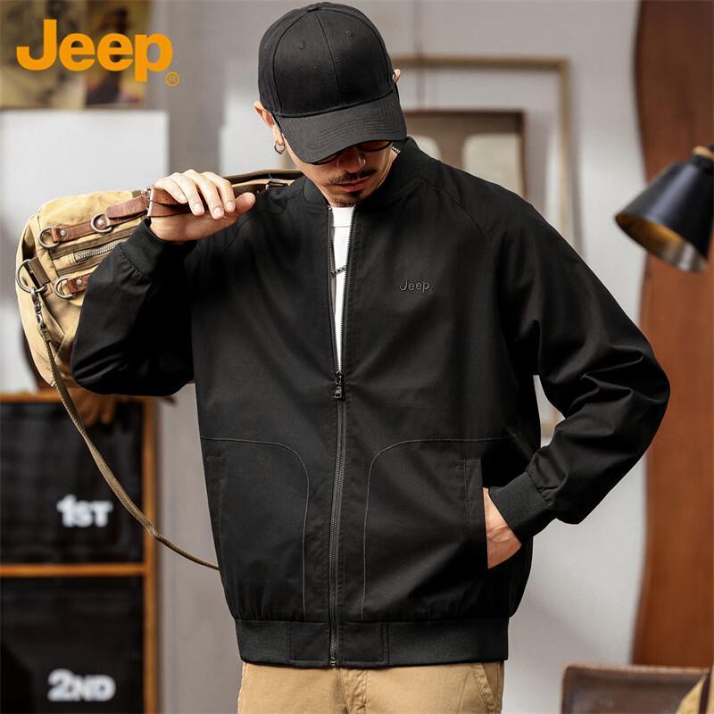 

Jeep Men s Casual Baseball Jacket L