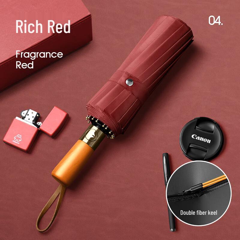 Yushiyi 16-Rib Automatic Folding Umbrella