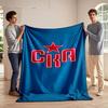 Red Star On Blue Background Print Blanket Soft and Cozy Perfect for the Living Room Bed Sofa or a Nap,gift