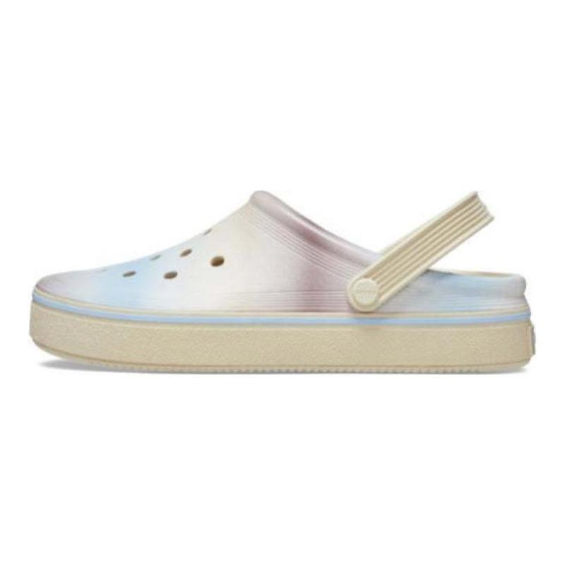 Crocs Off Court Rubber Dipped Clogs Lightweight Comfort Clogs Unisex Bone 208984-2Y3
