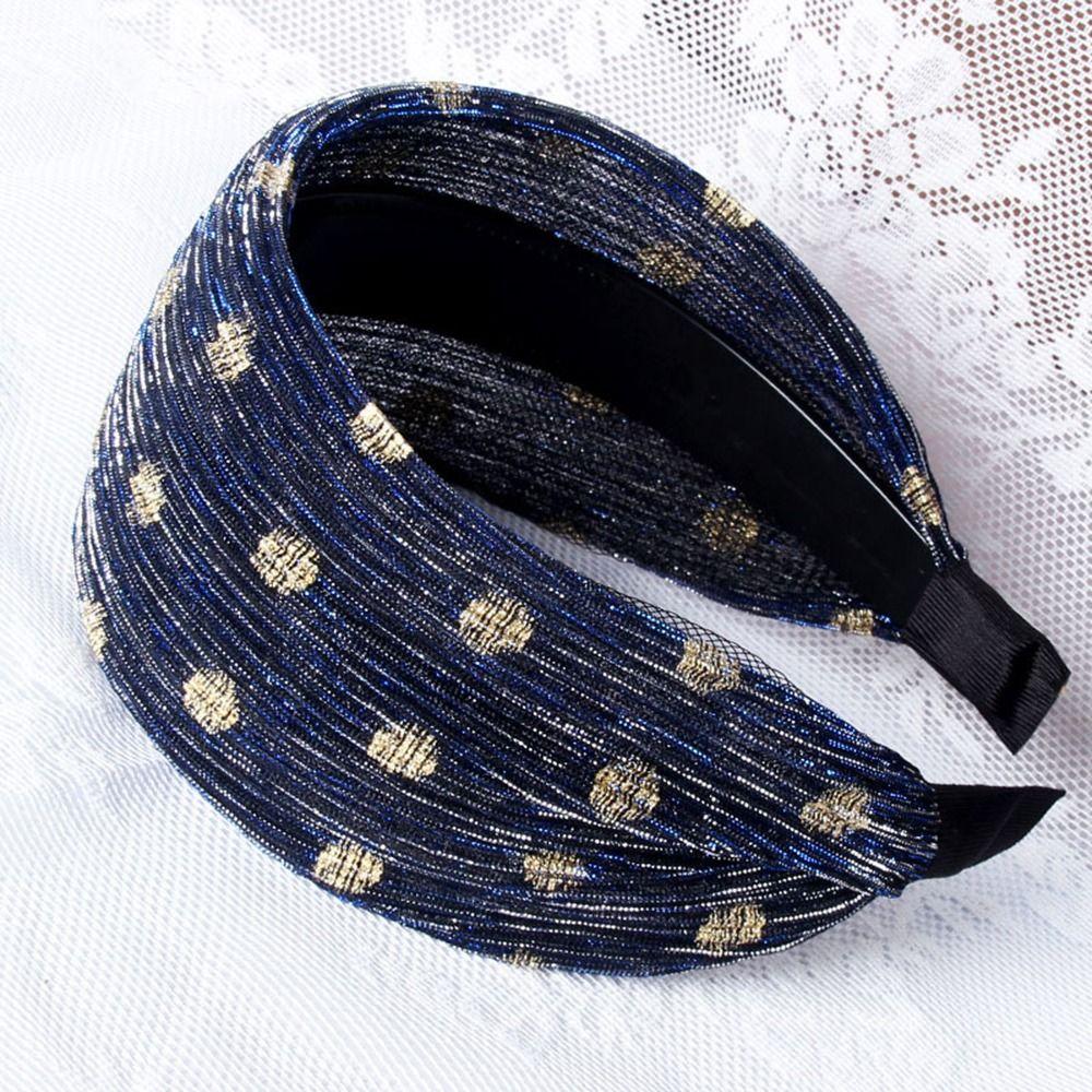 Mesh For Girls Makeup Korean Style Headband Women Hairband Hair Accessories Wave Point Hair Hoop