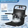 17.7 Inches Transport Wheelchair Lightweight Foldable Wheelchair Portable Aluminum Alloy Travel Wheelchair with Handlebar Brake Lever for Adults