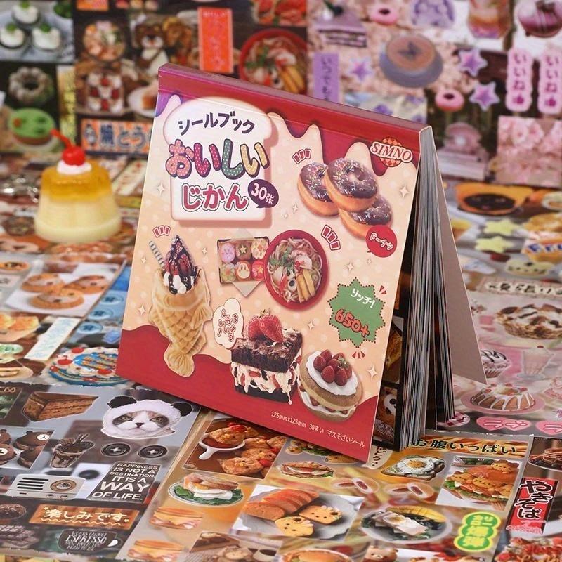 Japanese Cuisine Themed Baking Dessert Stickers Scrapbook Notebooks Phone Cases Diaries Decorative Stationery Stickers