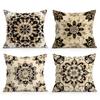 Mandala Pattern Cushions Pillowcase Printed Polyester 45X45Cm Throw Pillow Cover Decorative Sofa Cushion Pillowslip Home Decor