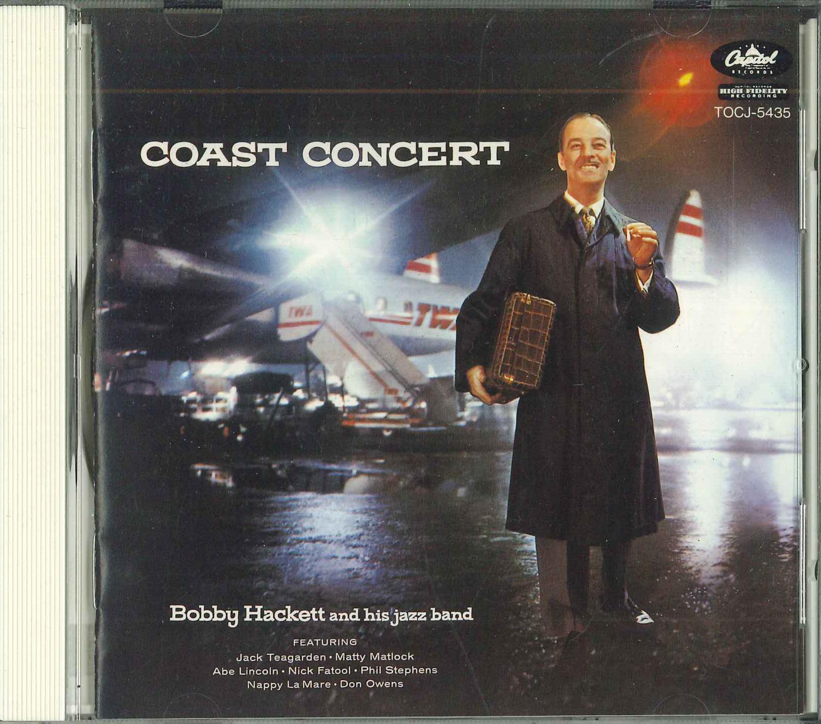 

CD BOBBY HACKETT - Coast Concert TOCJ5435 CAPITOL 1992 Japan Jazz Used