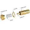 Deflators Bleeder Easy Installation Corrosion Proof Brass Reliable Tire Relief Valve for Car