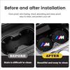 2Pcs Car Leather Coaster Mat Anti-slip Water Cup Pad For BMW M Performance E46 E90 E60 F20 X1 F10 F30 X3 E70 E39 E36E87 Sticker hkvr74