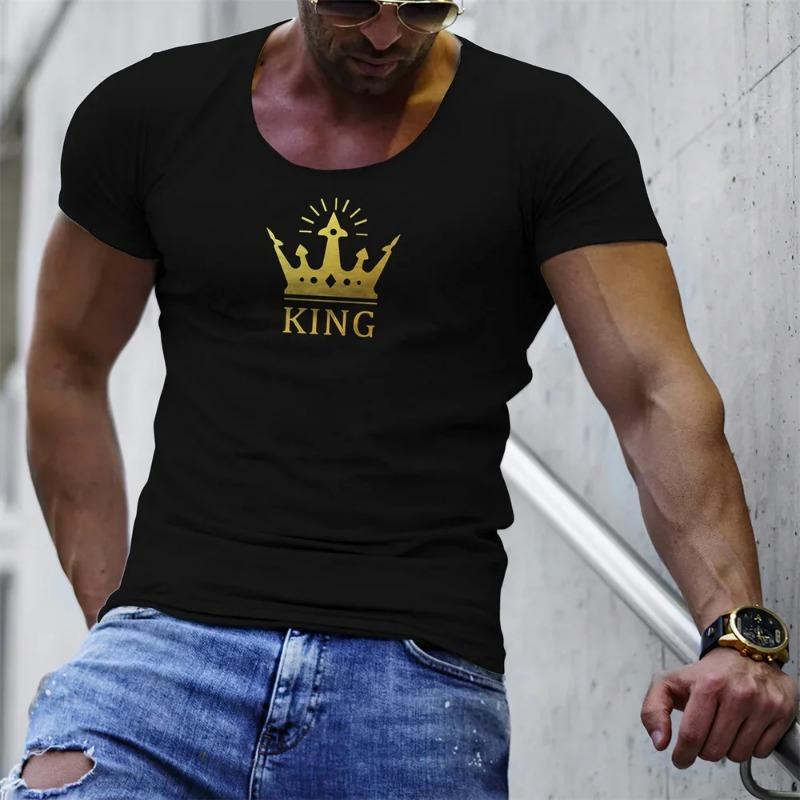 Men's Street T-shirt Vintage Tee Summer Male 3d Stripe Print Short Sleeve Tops Everyday T Shirt Oversized Clothing Shirt Man Hot