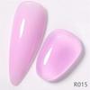 2-in-1 Nude Transparent Gel Nail Polish: Base & Top Coat