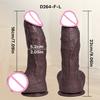 New Realistic Soft Double Silicone Big Dildo 3 Colors Penis 4 Sizes Vaginal Masturbation Suction Cup Dick Woman Anal Sex Toy