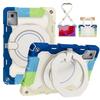 Case for Motorola Moto Pad 2026 11-Inch Tablet Built-in Shoulder Strap Kickstand - Soft Silicone Hard Back Kids Friendly Cover