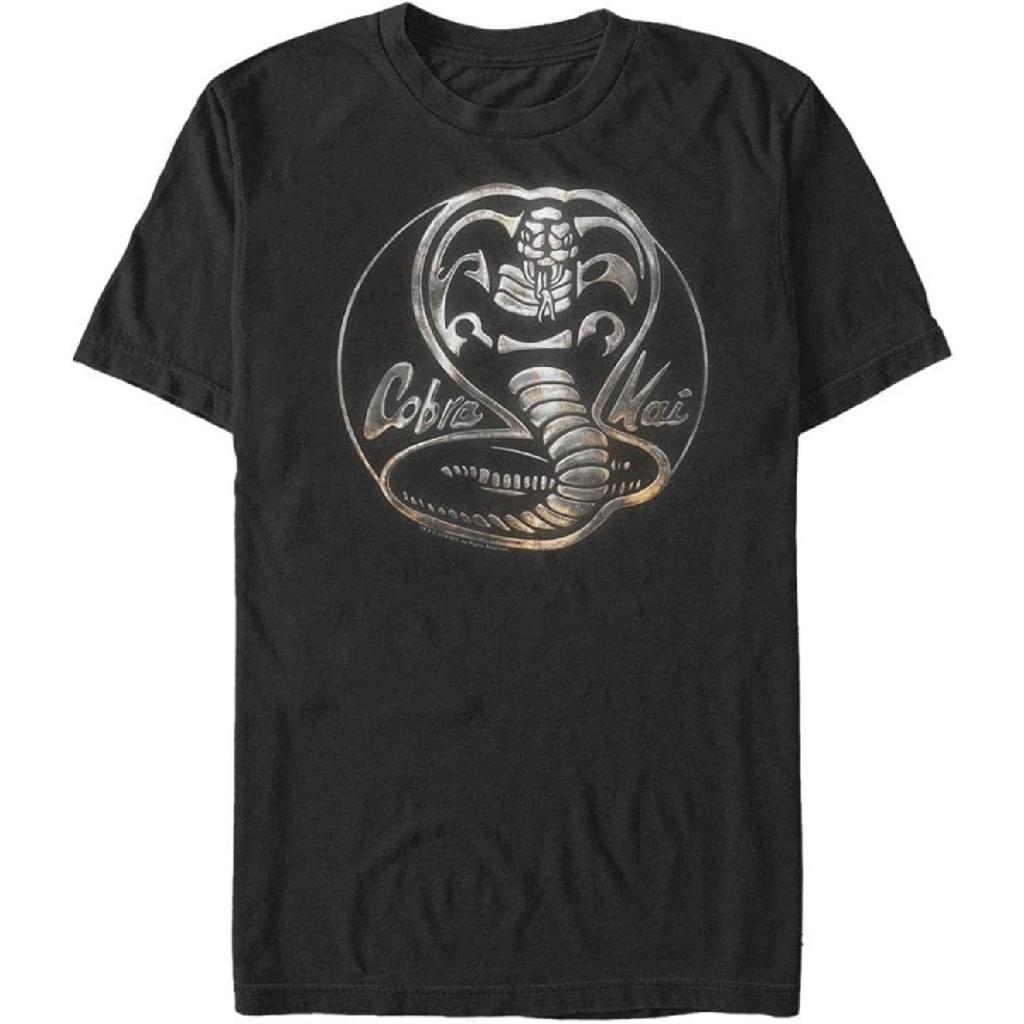 SuperHeroStuff Men's Cobra Kai Snake Logo T-Shirt
