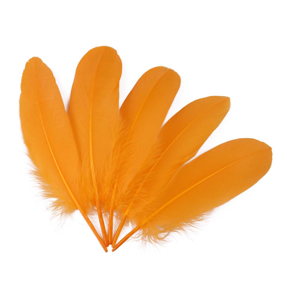50/200/500 Stück Harte Stange Natürliche Gänsefedern Bastel Federn Weiße Federn Schmuckherstellung DIY Party Hochzeitsdekoration 15-20CM