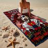 Horror Clown Laughing Beach Towel, Super Soft Microfiber, Gift for Her/Him, Birthday, for Pool, Beach, Travel, Home Decor Fan gifts