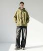 Apostrophe Comma Wave Zip-Up Hooded Wind Jacket_Dark Gray