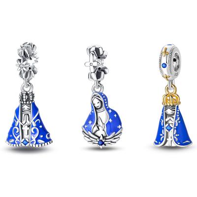 Charms Plata The Virgin Mary'S Pendant Copper Colors For Charms Copper Colors Original Bracelet For Jewelry Making
