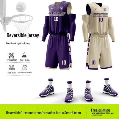 Maglia da Basket Reversibile Unisex ad Asciugatura Rapida