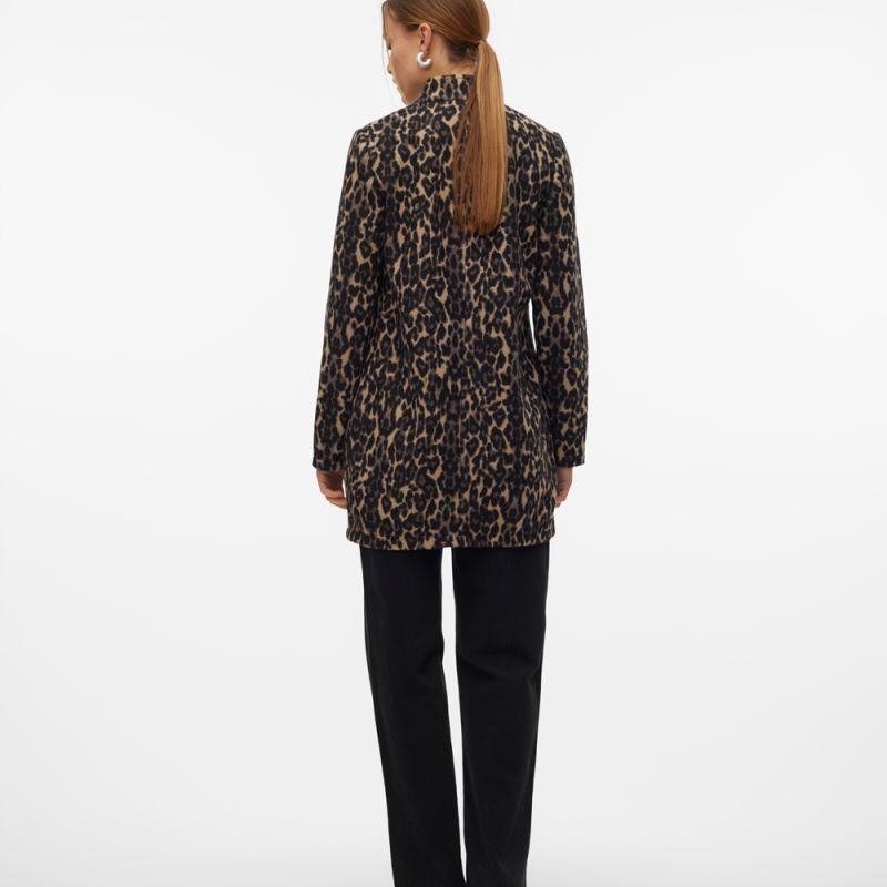 Manteau sepia tin vmbrushedkatrineleo 10288828 4355 Femme VERO MODA