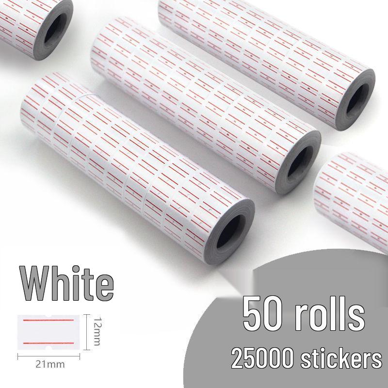 Price Tag Coding Paper Roll for Supermarket Label Machines