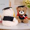 Abschluss Puppe Bär Bachelor Uniform Puppe Master Abschluss Puppe Doktorhut Schuluniform Universitätsgeschenk