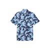 X Palm Tree Crew Collaboration All-Over Print Soft Casual Floral Polo Shirt Men Polo Shirts Deep-Navy 625939-01
