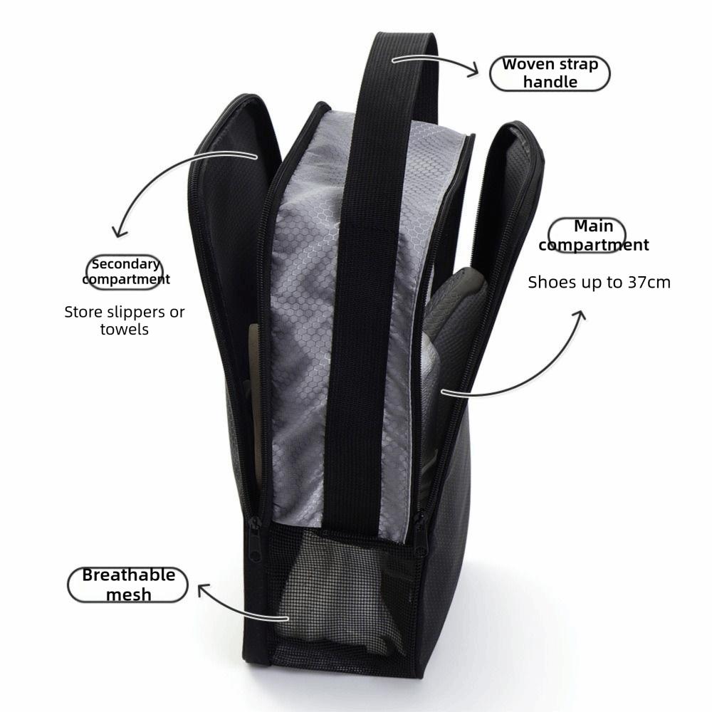 Dust-proof Sports Shoes Bag Double-layer Shoes Organizer Large Capacity Golf Shoe Bag  Outdoor
