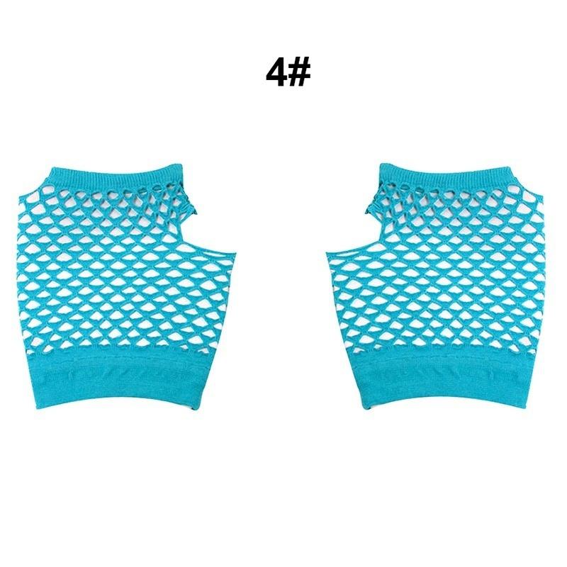 Girls Short Fishnet Fingerless Gloves Gloves Party Gloves Fishnet Gloves