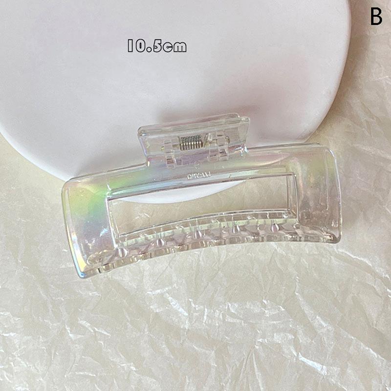Women Hair Claw Korean Style Transparent Plastic Headband Hairpins Ponytail Claw Clip Crab Hair Accessories Headwear