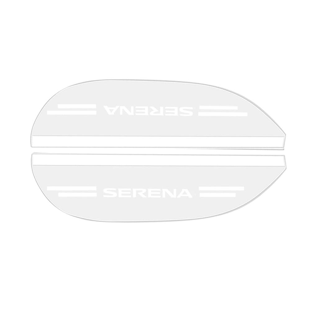 Serena Applicable Door Mirror Visor for Cars with Logo Rain