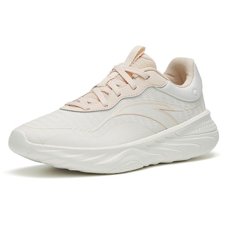 Anta Lightweight Cushioning Low Top Running Shoes Women's White Blue 122247715-4