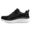 Dlux Walker Fabric Synthetic Leather Sports Low-Top Lifestyle Shoes Women Sneakers Black White 149812-BKW