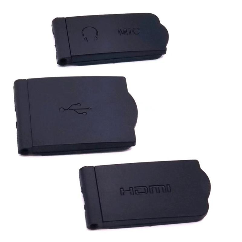 Protective Dust Caps Dirtptoof Cover Replacement for D810 DSLR Camera Precision Fit Rubber Dust Cover Set