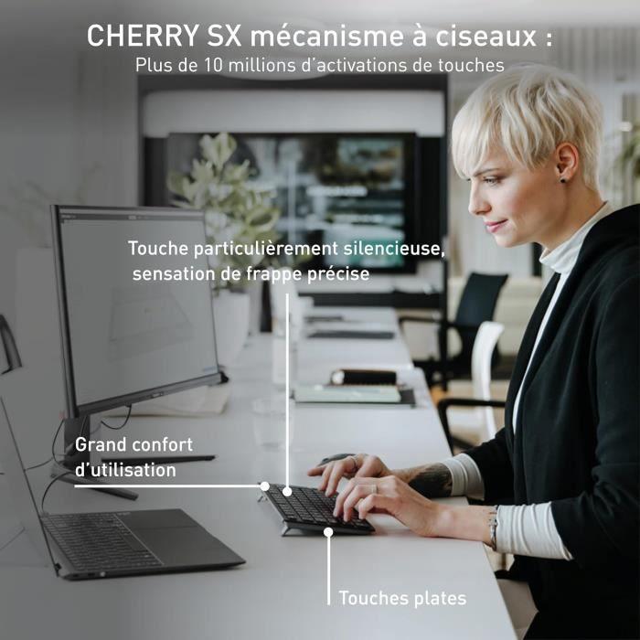 Clavier - CHERRY - KW 9200 MINI - Compact - Bluetooth - Rechargeable - Multi-Appareils