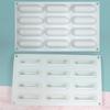 Oval Long Strip Mousse Cake Mold Silicone Pastry Mold For Sweets Cake Forms Tray Diy Homemade French Sweets Baking Mould