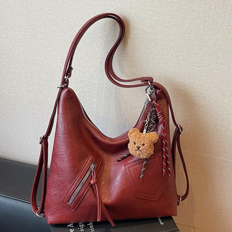 Handtasche mit großem Fassungsvermögen Damen Herbst neu Nische lässige Achseltasche Pendler Schulterrucksack