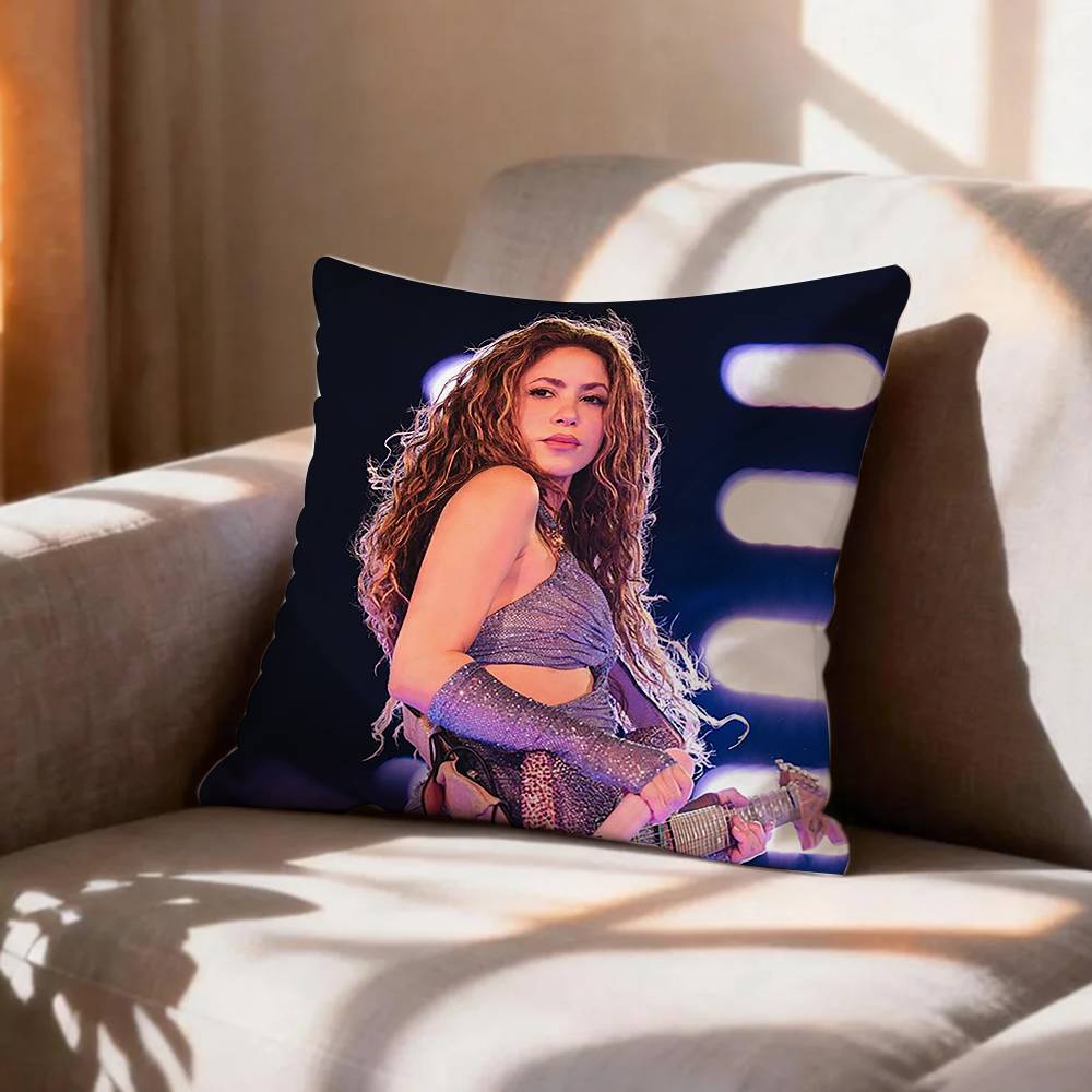 V-Vintage S-Shakira Pillow Case Pattern Printed Pillowcase For Living Room Sofa Cushion Cover