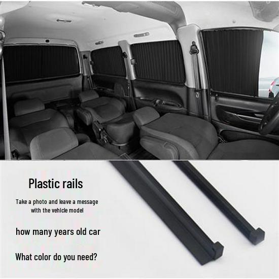 Ford Edge Privacy Sunscreen Blinds – Aluminum Alloy Track, Car Curtains for Shading