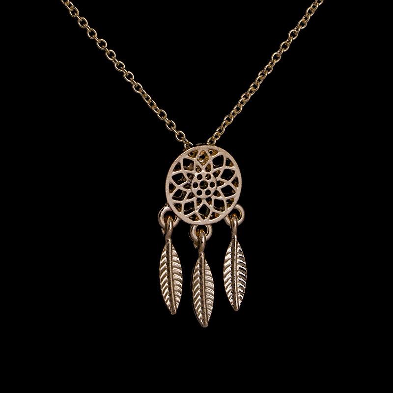 Femmes Rétro Dream Catcher PLUME pendentif long pull Chaîne Mode Collier Femmes Rétro Dream Catcher PLUME pendentif long pull Chaîne Mode Collier