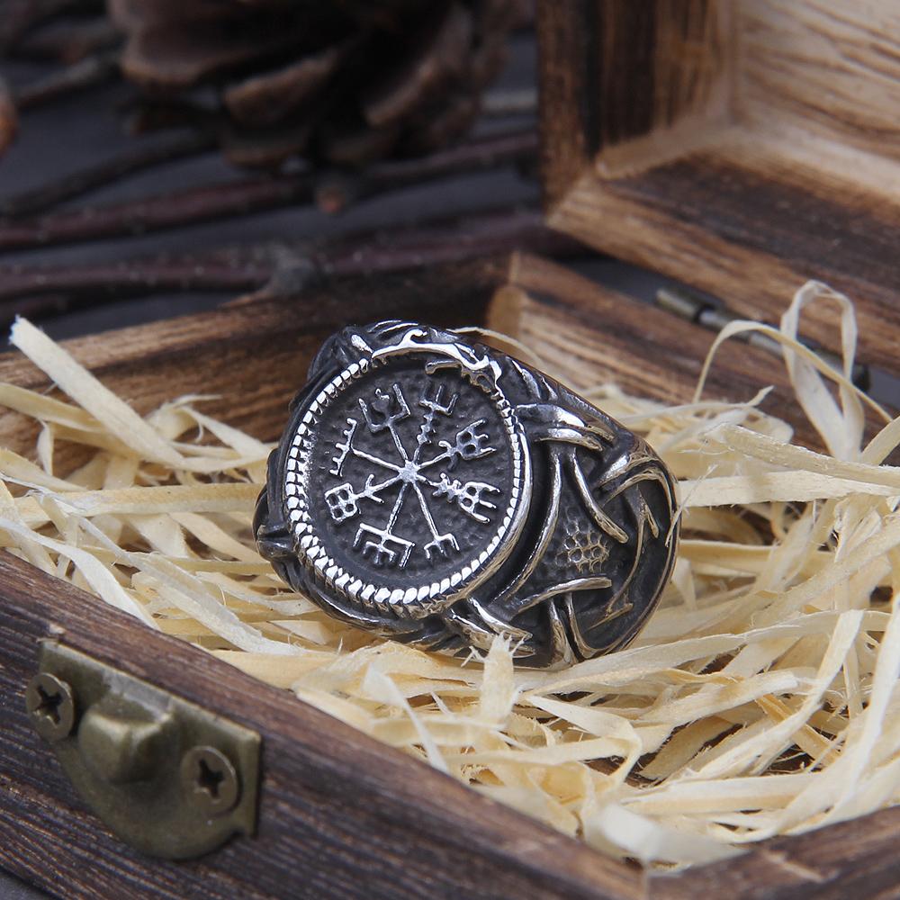 1/316L Stainless Steel Viking Nose Ring Dragon Odin Amulet Pagan Jewelry Vegvisir Scandinavian Fashion