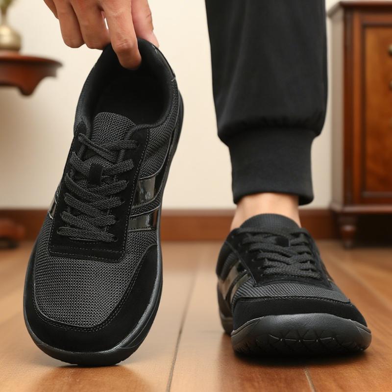 

Men s Wide Toe Barefoot Shoes Outdoor Minimalist Mesh Running Sneakers Lightweight Breathable Non-Slip Walking Shoe Sneakers Men 46