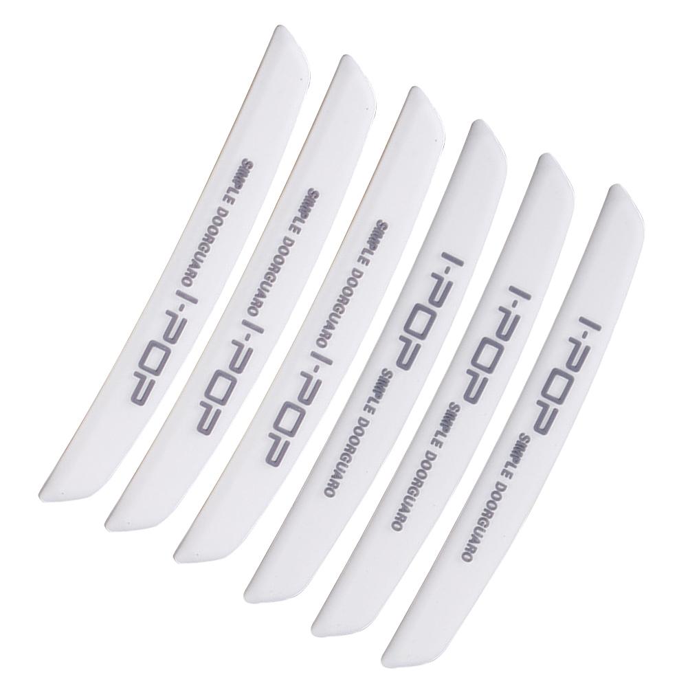 

6 шт., защита кромки автомобильной двери, буферная отделка, молдинг, защитная полоса, защита от царапин, защитная дуга для двери автомобиля BMW белый