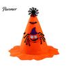 Bequemer atmungsaktiver Festivalhut Halloween Kürbis für Kinder Erwachsene, Lustige Plüsch Spukhaus Bühnenrequisiten Hexe Party Kostüm, Cosplay, Bühne